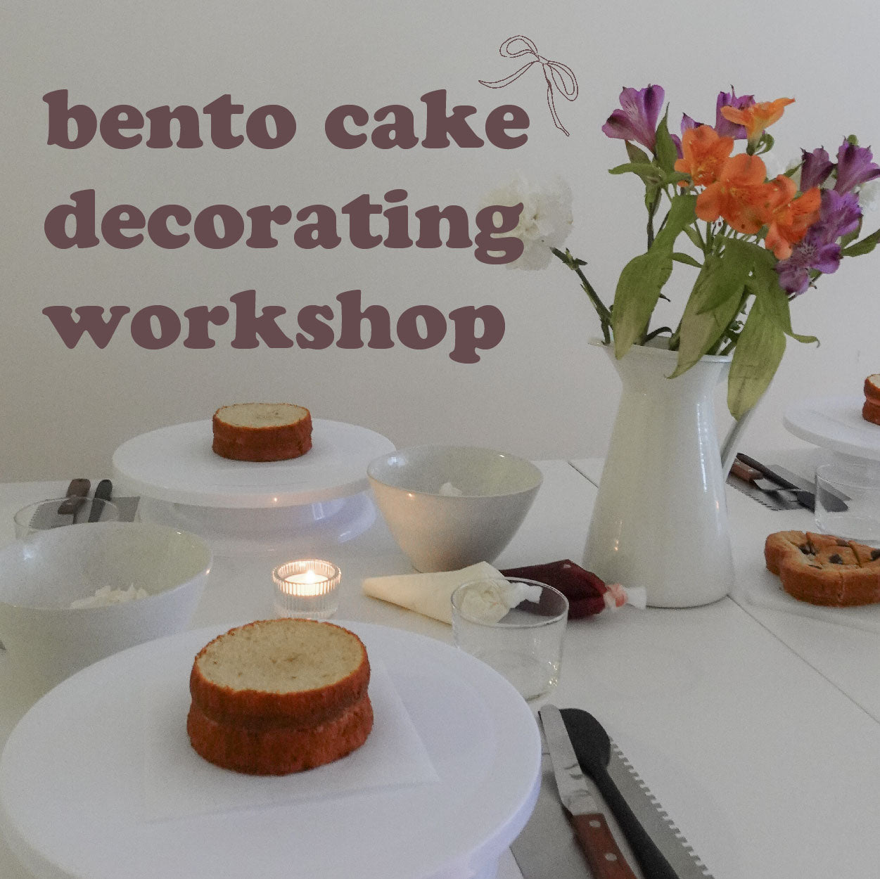 bento cake decorating workshop
