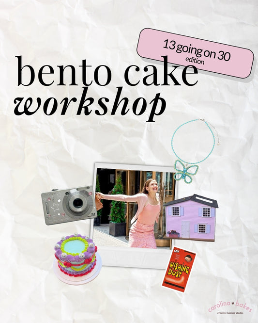 ✨ "13 Going on 30" Bento Cake Decorating Workshop ✨