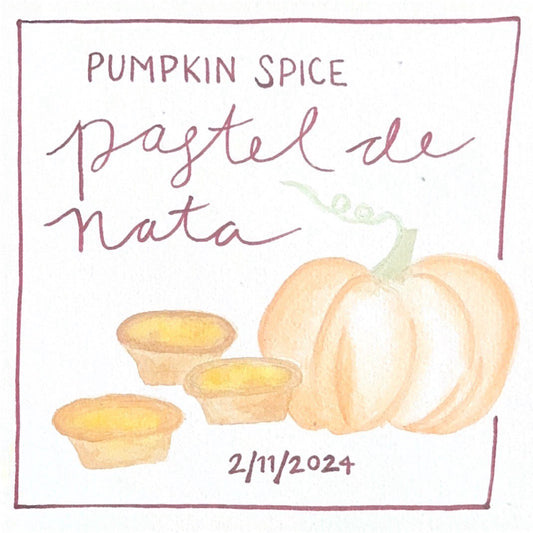 pumpkin spice pastel de nata workshop 🤎🥧🧸🍂